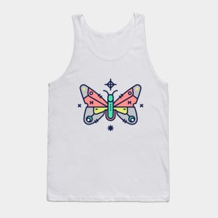 Colorful butterfly Tank Top